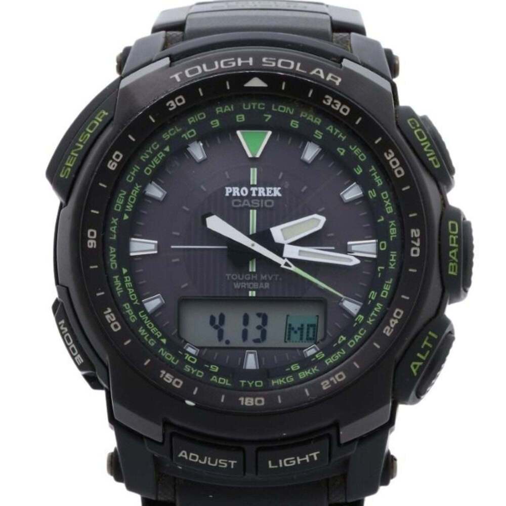 CASIO PRO TREK PRW-5100 Black Resin/Stainless Steel Men's Watch